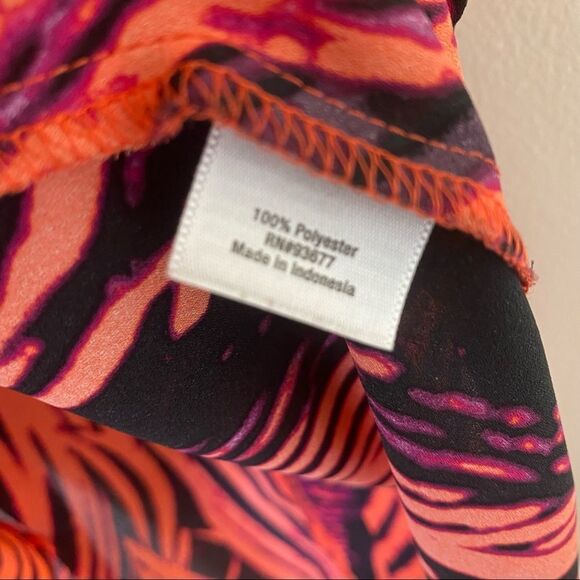 A.N.A Abstract Print Tank Blouse Sz S - Picture 7 of 7